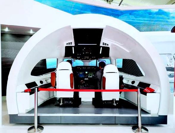 未來民機(jī)概念座艙展示 未來民機(jī)概念座艙展示